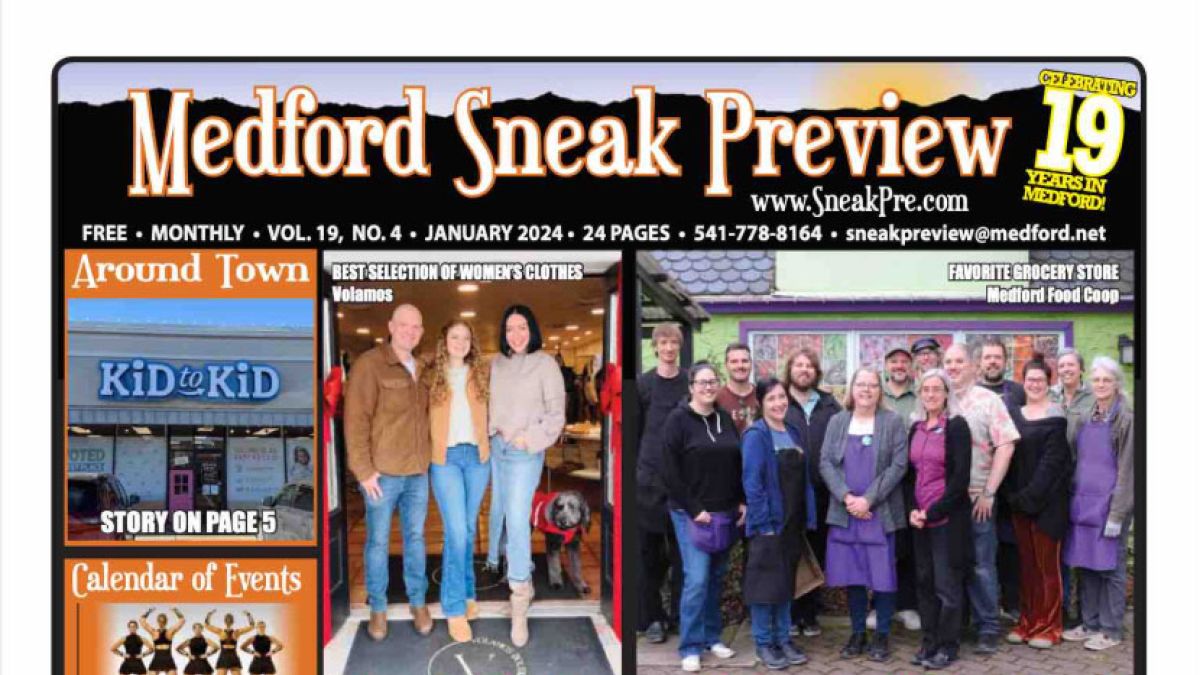 Best of Ashland 2025 in the free Sneak Preview newspaper
